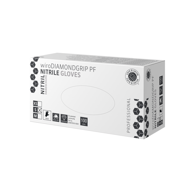 Nitrilhandschuh puderfrei Diamant Grip | professional